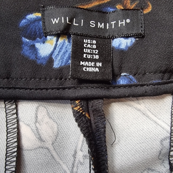 Willi Smith Floral Mid Rise Dress Pants - Picture 7 of 8
